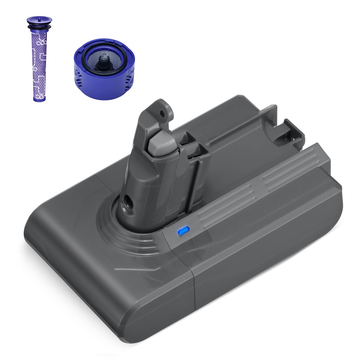 UTRBATT Сменный пылесос Dyson V6 большой емкости 4000 мАч DC62 DC61 DC59 DC58 SV03 SV04 SV06 SV07 SV08 HH08 SV09 DC72 DC74 Совместим с
UTRBATT Сменный пылесос Dyson V6 большой емкости 4000 мАч DC62 DC61 DC59 DC58 SV03 SV04 SV06 SV07 SV08 HH08 SV09 DC72 DC74 Совместим с