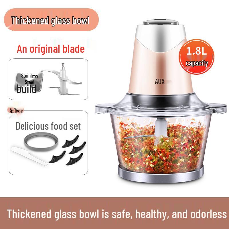 Multi-Function Electric Meat Grinder & Food Processor
Multi-Function Electric Meat Grinder & Food Processor