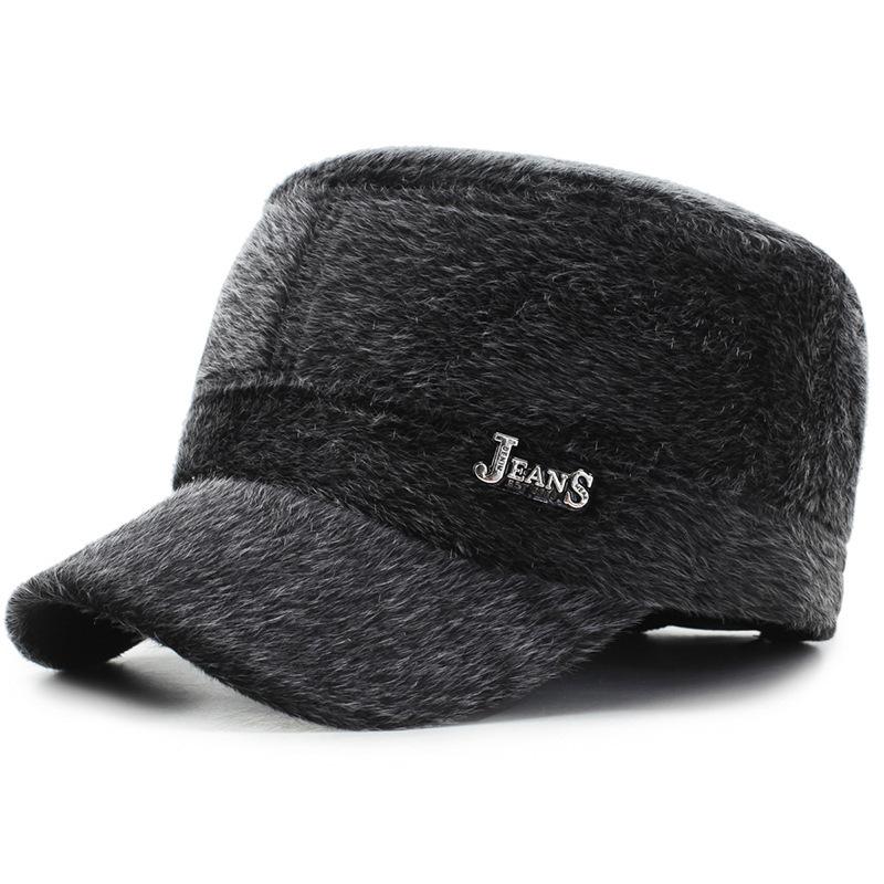 Thickened Fleece Flat Top Faux Mink Fur Military Winter Elderly Ear Protection Dad Hat Middle Aged And All-Match Trendy For Daily Adjustable
Thickened Fleece Flat Top Faux Mink Fur Military Winter Elderly Ear Protection Dad Hat Middle Aged And All-Match Trendy For Daily Adjustable