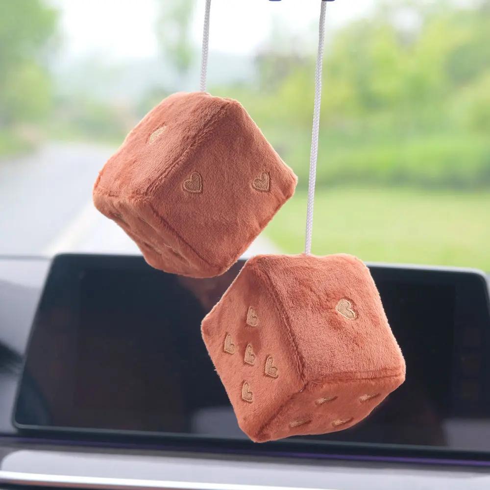 1 Pair 7cm Fluffy Heart Shaped Plush Dice Car Rearview Mirror Hanging Decor Retro Square Fuzzy Ornament Auto Accessory Gift бежевий
1 Pair 7cm Fluffy Heart Shaped Plush Dice Car Rearview Mirror Hanging Decor Retro Square Fuzzy Ornament Auto Accessory Gift бежевий