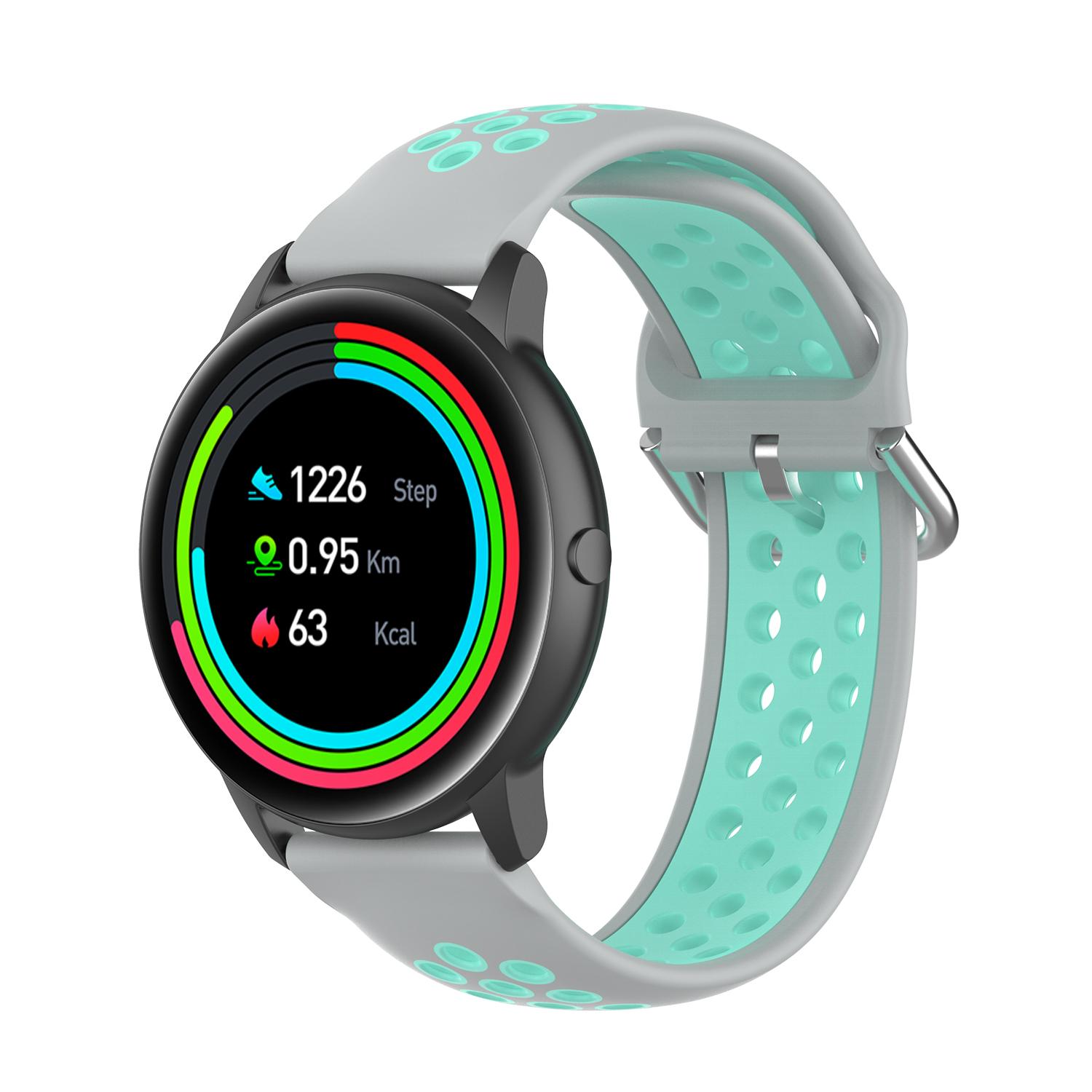 Dual Color Sport Silicone Watch Band Replacement Wrist Strap 22mm for Yamay SW022/Xiaomi Imilab KW66 Grey/Green
Dual Color Sport Silicone Watch Band Replacement Wrist Strap 22mm for Yamay SW022/Xiaomi Imilab KW66 Grey/Green