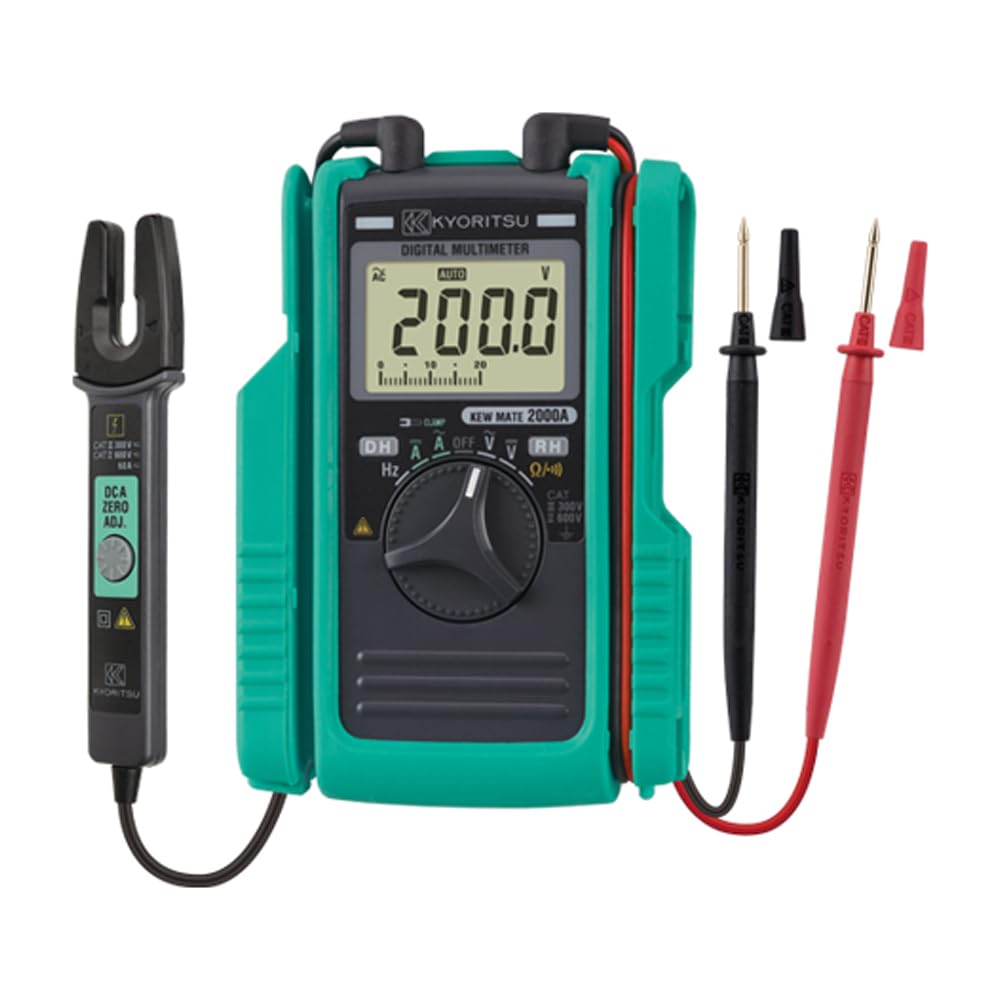 Kyoritsu Electrical Instruments (KYORITSU) 60A AC/DC Clamp-on Digital Multimeter KEWMATE 2000A
Kyoritsu Electrical Instruments (KYORITSU) 60A AC/DC Clamp-on Digital Multimeter KEWMATE 2000A