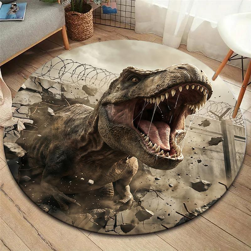 Wall breaking car train motorcycle dinosaur Round Area Rug,Carpet Rug for Living Room Bedroom Sofa Playroom Decor,Non-slip Floor Mat 80cmx80cm
Wall breaking car train motorcycle dinosaur Round Area Rug,Carpet Rug for Living Room Bedroom Sofa Playroom Decor,Non-slip Floor Mat 80cmx80cm