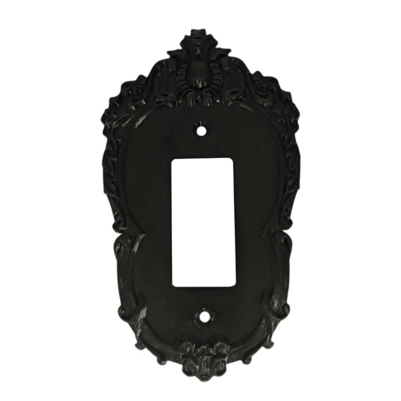 Gothic Style Wall Switches Plate Cover Elegant Decorative Plastic Panel Elegant Black Wall Panel Cover For Home Decoration
Gothic Style Wall Switches Plate Cover Elegant Decorative Plastic Panel Elegant Black Wall Panel Cover For Home Decoration