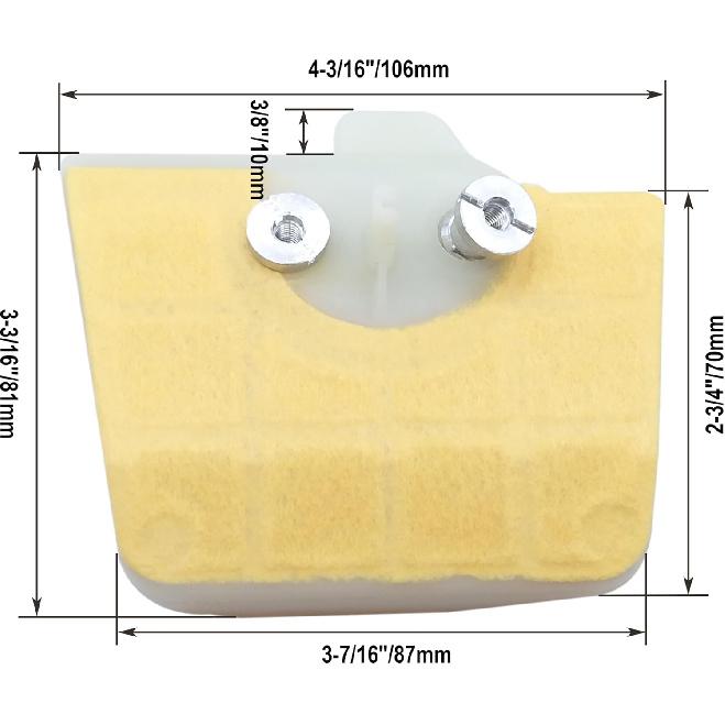 Air Filter with Spark Plug Oil Fuel Line Filter for Stihl 036 MS340 MS360 Chainsaw
Air Filter with Spark Plug Oil Fuel Line Filter for Stihl 036 MS340 MS360 Chainsaw