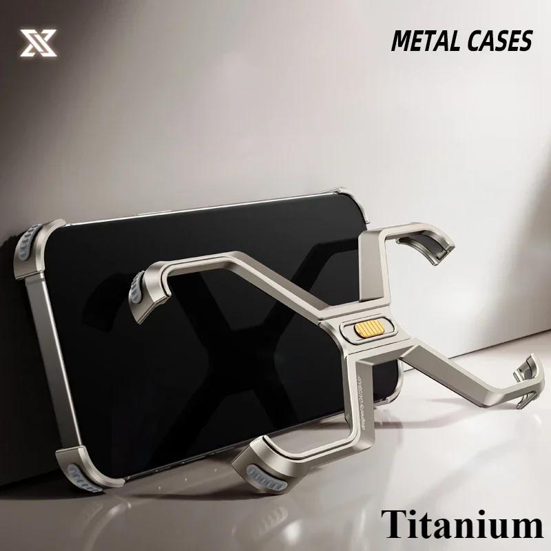 Oatsbasf Frameless Metal X-Shaped Phone Case for iPhone 16 Pro/Pro Max Aluminum Alloy Minimalist Shockproof Protective Cover aluminum&iPhone 16 Pro
Oatsbasf Frameless Metal X-Shaped Phone Case for iPhone 16 Pro/Pro Max Aluminum Alloy Minimalist Shockproof Protective Cover aluminum&iPhone 16 Pro