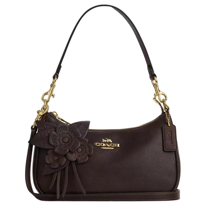 COACH Teri 24 Removable Shoulder Strap Leather Shoulder Bag Medium Women s Dark Brown коричневий
COACH Teri 24 Removable Shoulder Strap Leather Shoulder Bag Medium Women s Dark Brown коричневий