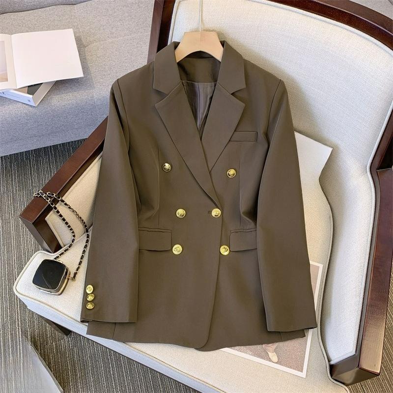 Spring and Autumn Plus Size Fashion Temperament Loose Suit Slimming Top Suit Jacket Women XL кавовий
Spring and Autumn Plus Size Fashion Temperament Loose Suit Slimming Top Suit Jacket Women XL кавовий