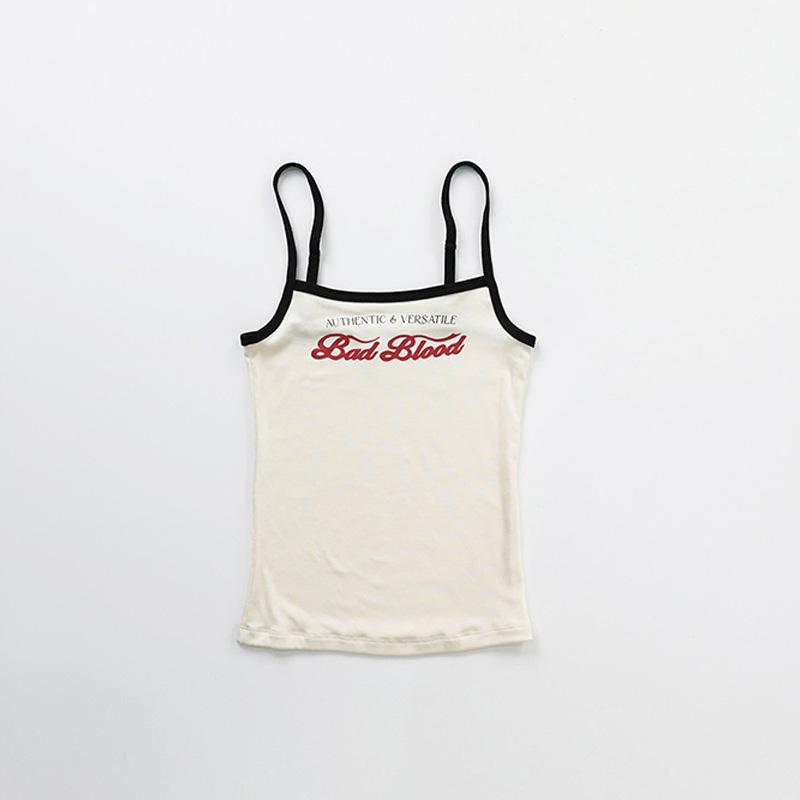 Korean Badblood BCAC Series: American Spicy Girl Sexy Camisole with Lettering - Niche Women s Top Medium вершковий/білий
Korean Badblood BCAC Series: American Spicy Girl Sexy Camisole with Lettering - Niche Women s Top Medium вершковий/білий