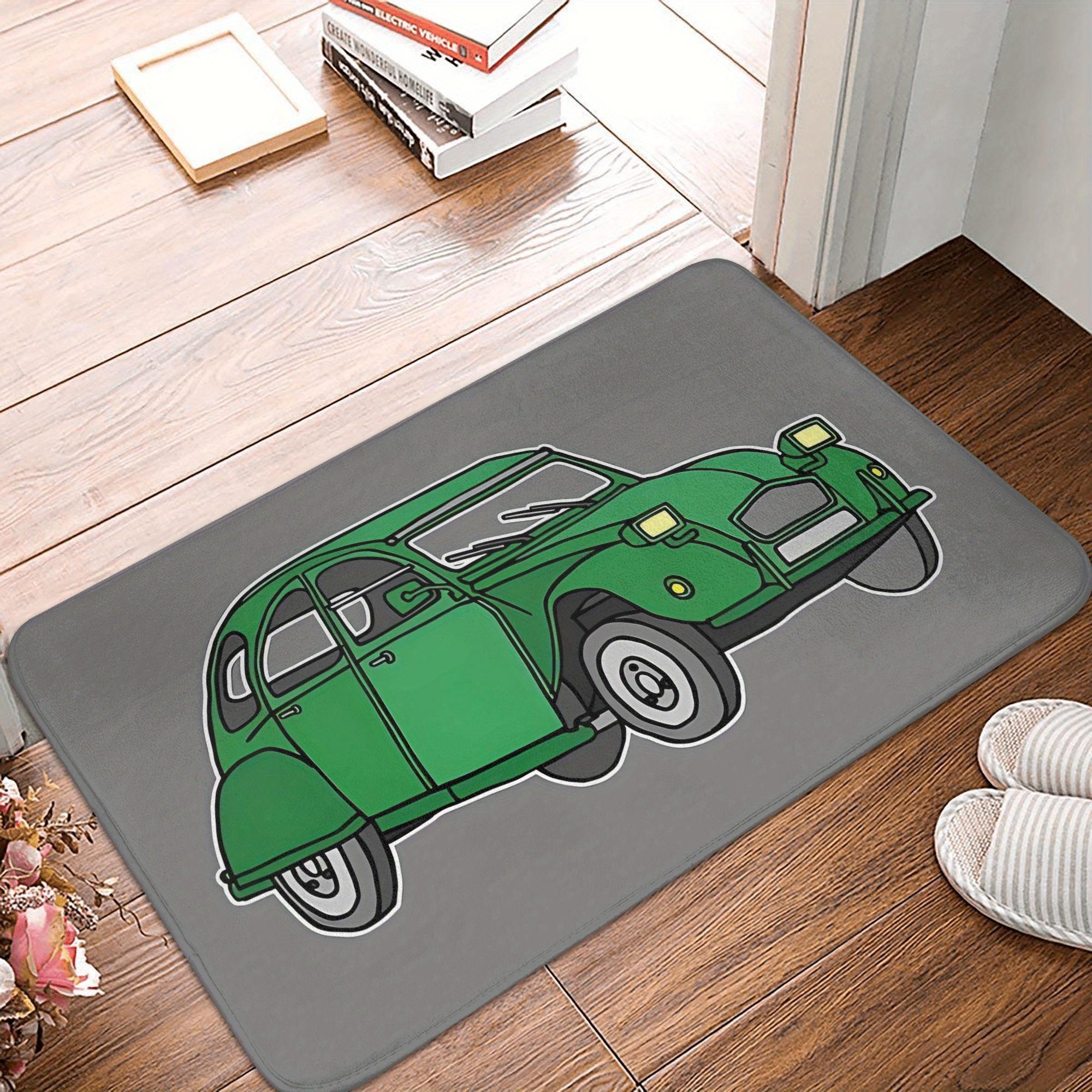 Vintage Green Car Design Doormat Polyester Front Entrance Door Mat Home Decor , Indoor Mats for Front Door, Longlasting Material 40x60cm
Vintage Green Car Design Doormat Polyester Front Entrance Door Mat Home Decor , Indoor Mats for Front Door, Longlasting Material 40x60cm