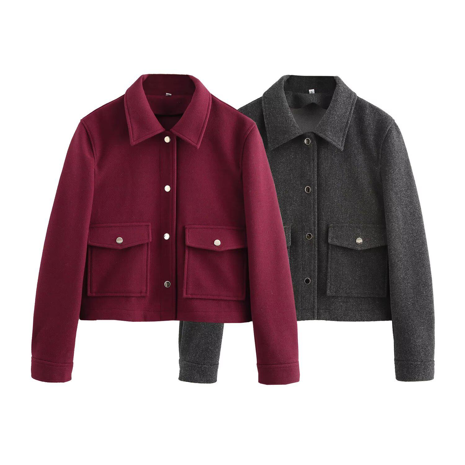 2025 Early Spring Women s Fashion Double Pocket Wool Blend Short Coat Large серый
2025 Early Spring Women s Fashion Double Pocket Wool Blend Short Coat Large серый