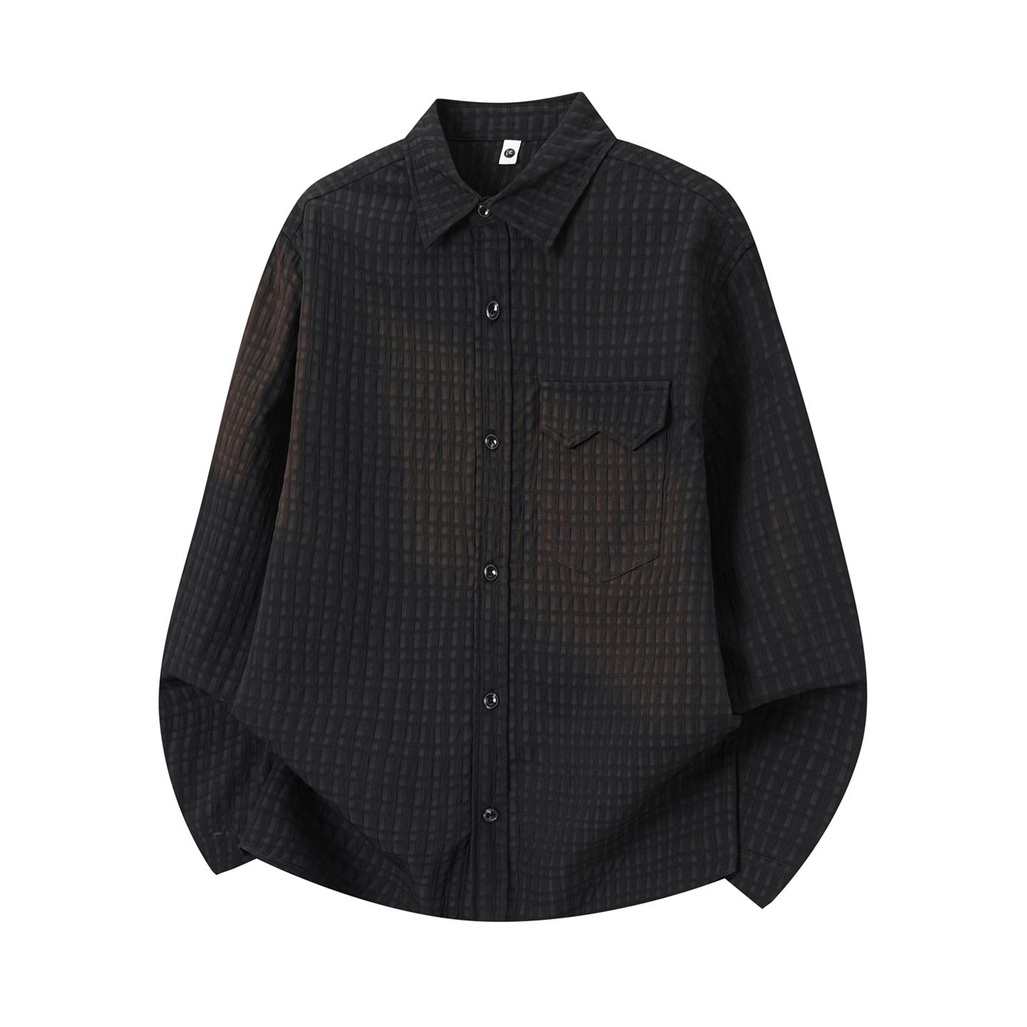 American Workwear Texture Shirt Men s Coat Loose Shirt Long Sleeved Lapel Top L чёрный
American Workwear Texture Shirt Men s Coat Loose Shirt Long Sleeved Lapel Top L чёрный