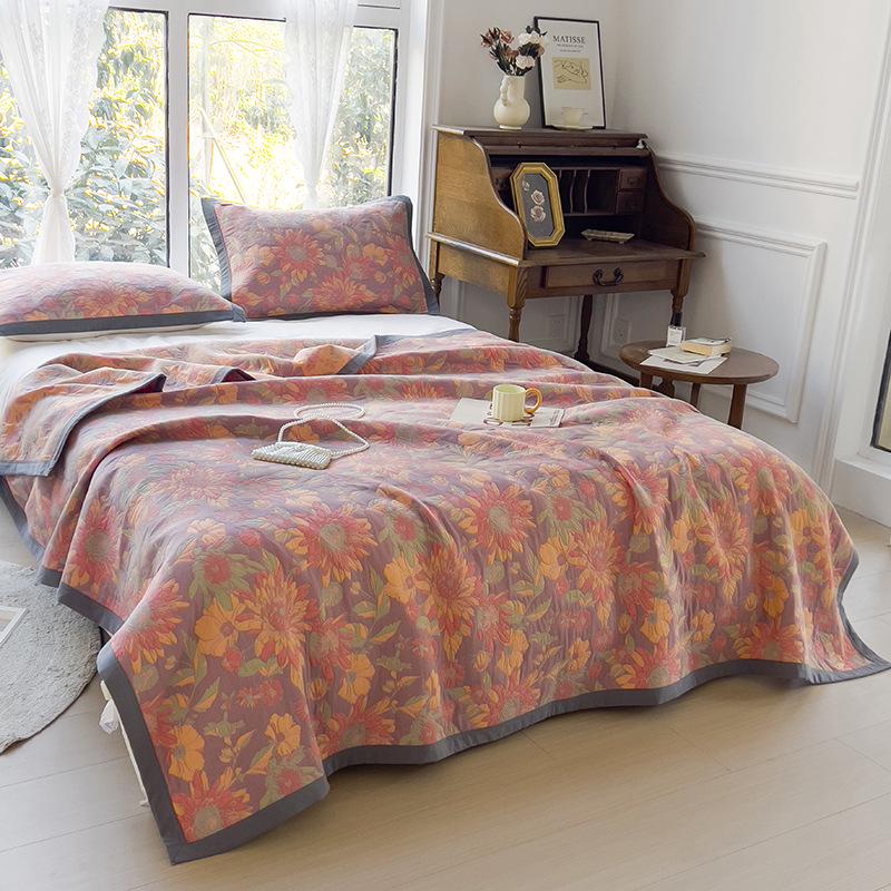 Двухслойное одеяло из чистого хлопка – Хлопок длинноволокнистый, накидка для сна и покрывало для кровати Single Pillowcase Pair
Двухслойное одеяло из чистого хлопка – Хлопок длинноволокнистый, накидка для сна и покрывало для кровати Single Pillowcase Pair