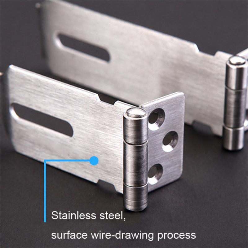 3-inch 304 Stainless Steel Anti-theft Hasp Latch Security Padlock for Window Door Cabinet Type A
3-inch 304 Stainless Steel Anti-theft Hasp Latch Security Padlock for Window Door Cabinet Type A