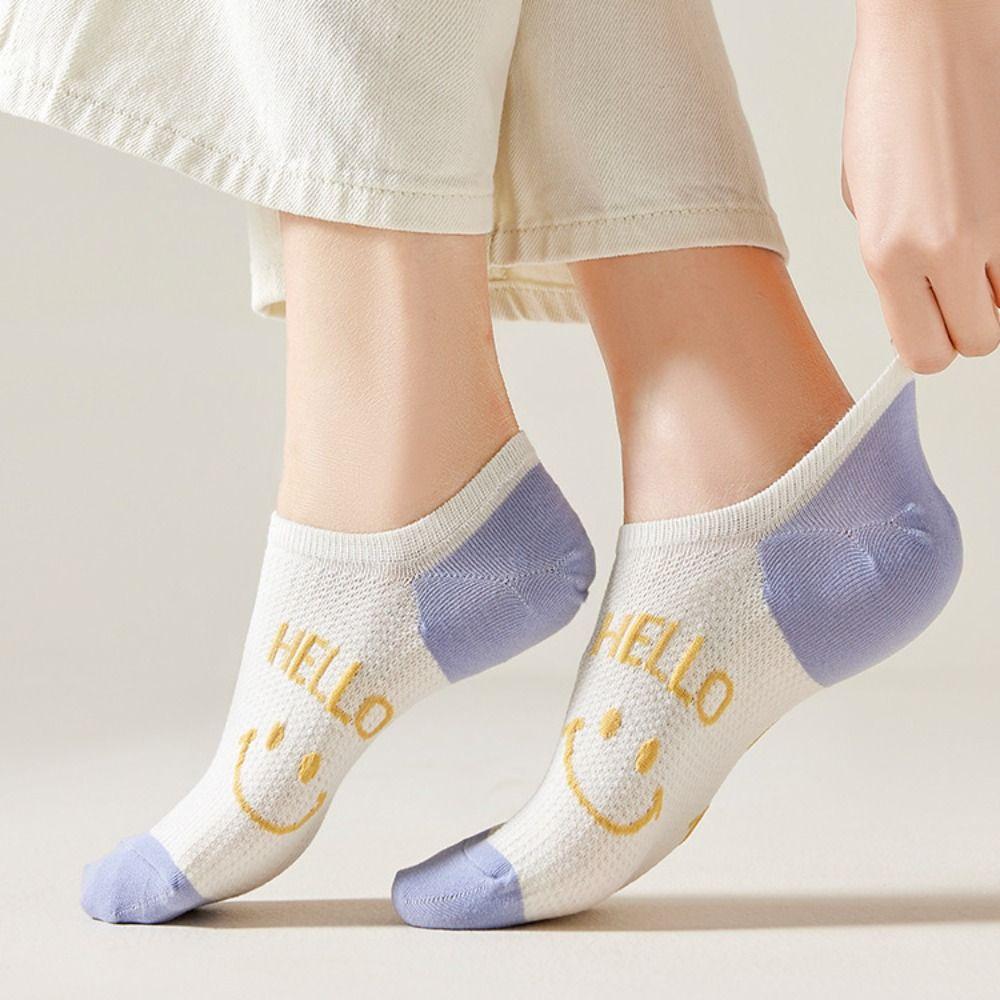Cute Breathable Boat Socks Comfortable Smile Pattern Sock Slippers Women Socks Cotton Letter Socks
Cute Breathable Boat Socks Comfortable Smile Pattern Sock Slippers Women Socks Cotton Letter Socks
