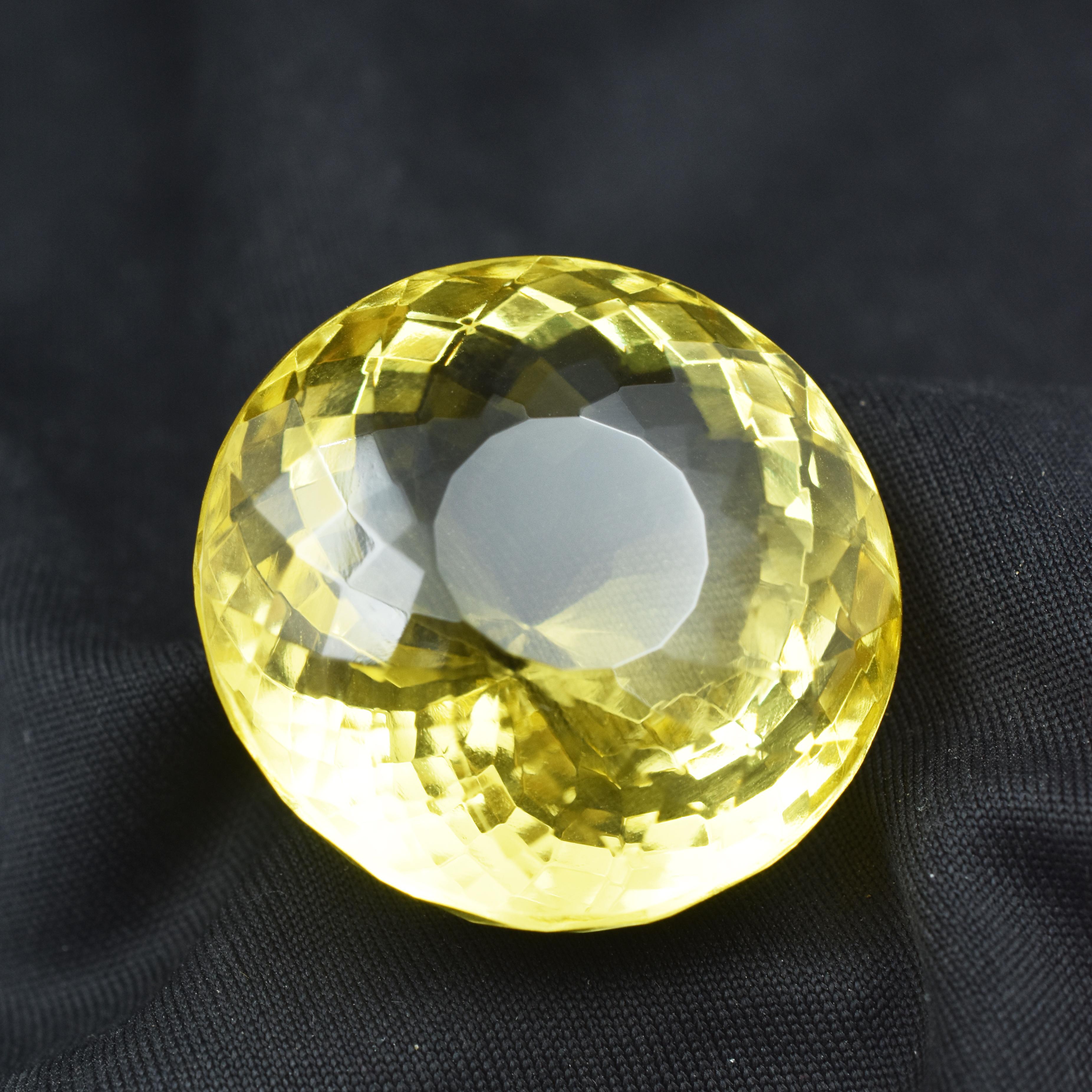 Natural Yellow Sapphire 129.2ct Round Cut Certified Loose Gemstone 31.9 mm approx жовтий
Natural Yellow Sapphire 129.2ct Round Cut Certified Loose Gemstone 31.9 mm approx жовтий