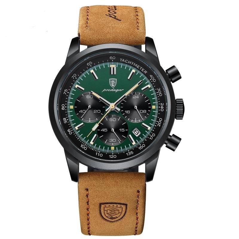 Swiss Brand New Men s Watch Multi-functional Quartz Wristwatch Fashion Casual Style Black Green
Swiss Brand New Men s Watch Multi-functional Quartz Wristwatch Fashion Casual Style Black Green