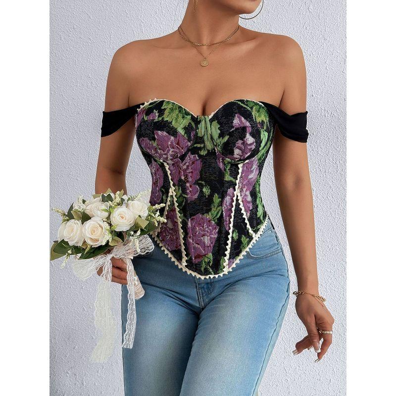 New Retro French Jacquard Oil Painting Style Court-Style Corset Vest for Women, Niche Trendy Sleeveless Black purple M
New Retro French Jacquard Oil Painting Style Court-Style Corset Vest for Women, Niche Trendy Sleeveless Black purple M