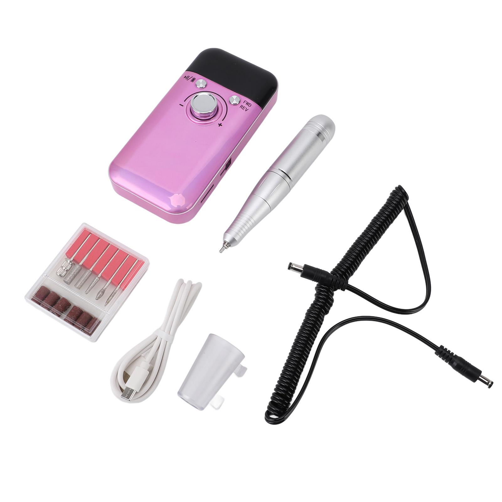Electric Nail Drill Machine 0‑45000rpm Nail Polisher Rechargeable Nail Remover Portable Manicure
Electric Nail Drill Machine 0‑45000rpm Nail Polisher Rechargeable Nail Remover Portable Manicure