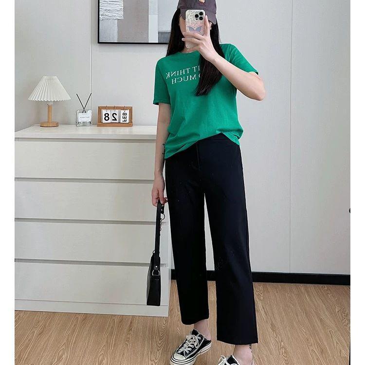 Petite Black Slimming Nine-Point Suit-Style Pants for Women S (80-95 jin) чёрный
Petite Black Slimming Nine-Point Suit-Style Pants for Women S (80-95 jin) чёрный