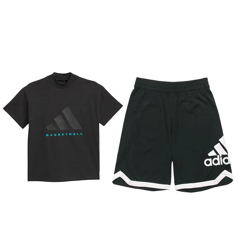 Adidas однотонный большой логотип принт универсальный круглый вырез короткий рукав футболка и полосатые шорты повседневный спортивный комплект мужские комплекты черный JN6073+DP4768 S
Adidas однотонный большой логотип принт универсальный круглый вырез короткий рукав футболка и полосатые шорты повседневный спортивный комплект мужские комплекты черный JN6073+DP4768 S