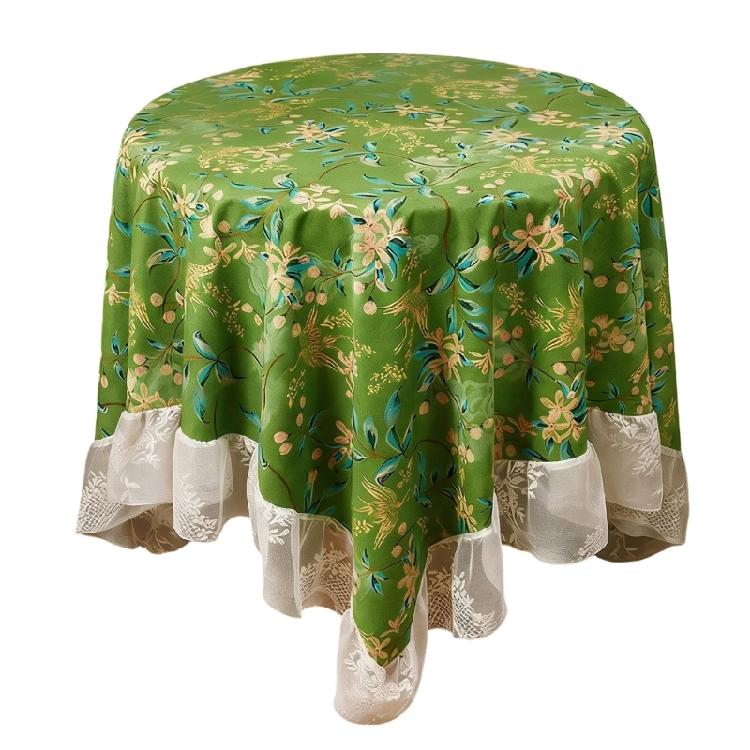 Beautiful Floral Pattern Tablecloth 135x135cm Easy Caring Polyester Great For Holiday Dinner And Event зелений
Beautiful Floral Pattern Tablecloth 135x135cm Easy Caring Polyester Great For Holiday Dinner And Event зелений