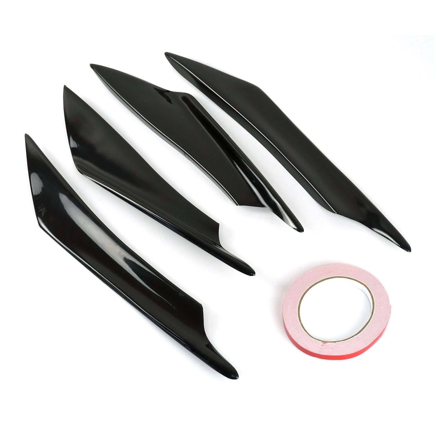 Универсальный спойлер для мотоцикла, переднее крыло, комплект для защиты от воздуха, 4 шт., углеродное волокно для Yamaha R3 Suzuki Kawasaki Honda H2 Gloss Black
Универсальный спойлер для мотоцикла, переднее крыло, комплект для защиты от воздуха, 4 шт., углеродное волокно для Yamaha R3 Suzuki Kawasaki Honda H2 Gloss Black