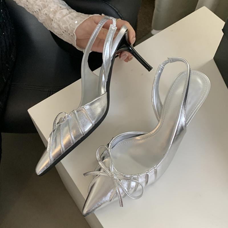 Liyke Sexy Butterfly Knot Pointed Toe Slingback Shoe Women Pumps Elegant Low Thin Heels Wedding Party Mules Sandal Zapatos mujer 35
Liyke Sexy Butterfly Knot Pointed Toe Slingback Shoe Women Pumps Elegant Low Thin Heels Wedding Party Mules Sandal Zapatos mujer 35