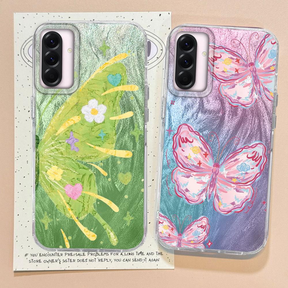 Мультяшный разноцветный чехол для телефона с бабочками для Samsung Galaxy A55 A56 A36 A26 A16 A14 A24 A34 A54 A06 A53, силиконовая задняя крышка Samsung A16 белый
Мультяшный разноцветный чехол для телефона с бабочками для Samsung Galaxy A55 A56 A36 A26 A16 A14 A24 A34 A54 A06 A53, силиконовая задняя крышка Samsung A16 белый