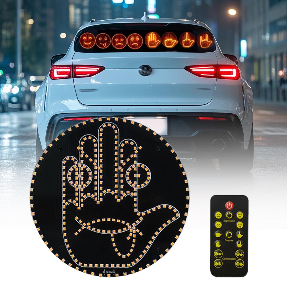 Car Gesture Light Remote Led Lighting Road Rage Middle Finger Gesture Palm Light Accessories Warning Brake Light
Car Gesture Light Remote Led Lighting Road Rage Middle Finger Gesture Palm Light Accessories Warning Brake Light