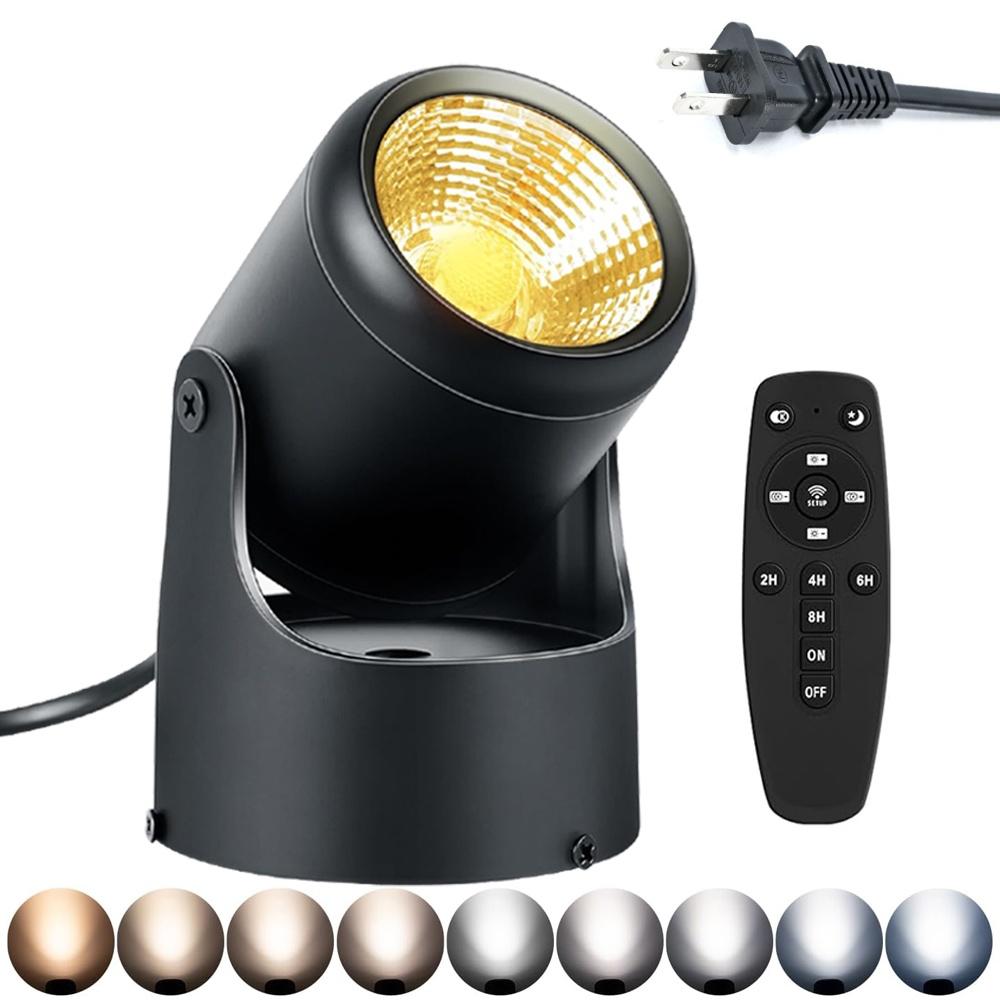 LED Wall Lamp with Remote, Dimmable Spot Light Indoor, 3 Colors Adjustable LED Spotlight for Pictures Artwork Plant Home Decor 6-10W
LED Wall Lamp with Remote, Dimmable Spot Light Indoor, 3 Colors Adjustable LED Spotlight for Pictures Artwork Plant Home Decor 6-10W