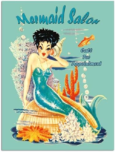 Mermaid Salon Metal Sign Surfing and Tropical Decor Wall Accentaluminum 20x30cm(7.8x11.8inch)
Mermaid Salon Metal Sign Surfing and Tropical Decor Wall Accentaluminum 20x30cm(7.8x11.8inch)