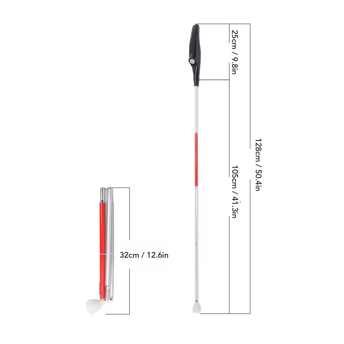 Folding Guide Cane with Red Reflective Electronic Voice Obstacle Avoidance Blind Cane for Blind People English Version China Mainland
Folding Guide Cane with Red Reflective Electronic Voice Obstacle Avoidance Blind Cane for Blind People English Version China Mainland