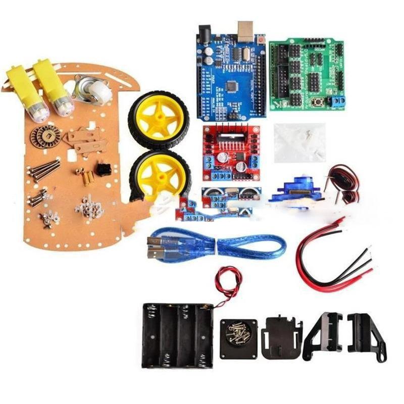 2WD/4WD Smart Car Kit DIY з платою розробки Uno для програмування та відстеження, шасі входить. Two-wheeled car kit
2WD/4WD Smart Car Kit DIY з платою розробки Uno для програмування та відстеження, шасі входить. Two-wheeled car kit