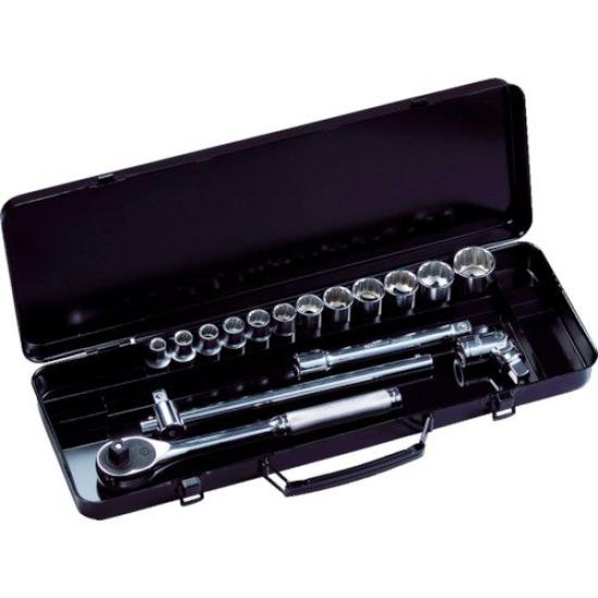 Super Tool N412S Socket Wrench x Drive Set, 12-Piece 12.7mm чорний
Super Tool N412S Socket Wrench x Drive Set, 12-Piece 12.7mm чорний