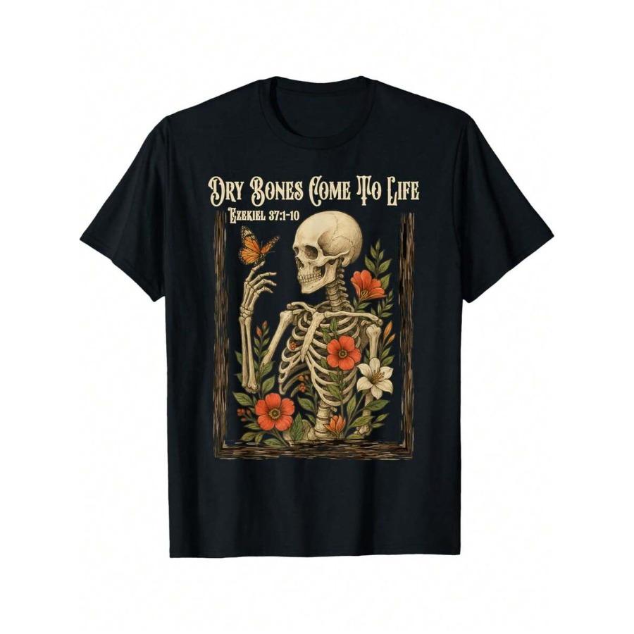 Christian Faith Dry Bones Come To Life Skeleton Floral T-Shirt Funny Graphic Tshirts For Men Women Round Neck Loose Casual Te... S разноцветный
Christian Faith Dry Bones Come To Life Skeleton Floral T-Shirt Funny Graphic Tshirts For Men Women Round Neck Loose Casual Te... S разноцветный