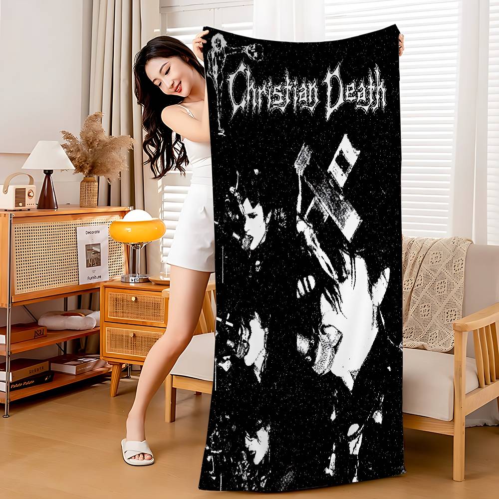 Christian Death Deathrock Band Anime Beach Swimming Towel Soft Absorbent Washcloth Children s Gifts For Kids Travel Camping Gym W40*H60(CM)
Christian Death Deathrock Band Anime Beach Swimming Towel Soft Absorbent Washcloth Children s Gifts For Kids Travel Camping Gym W40*H60(CM)