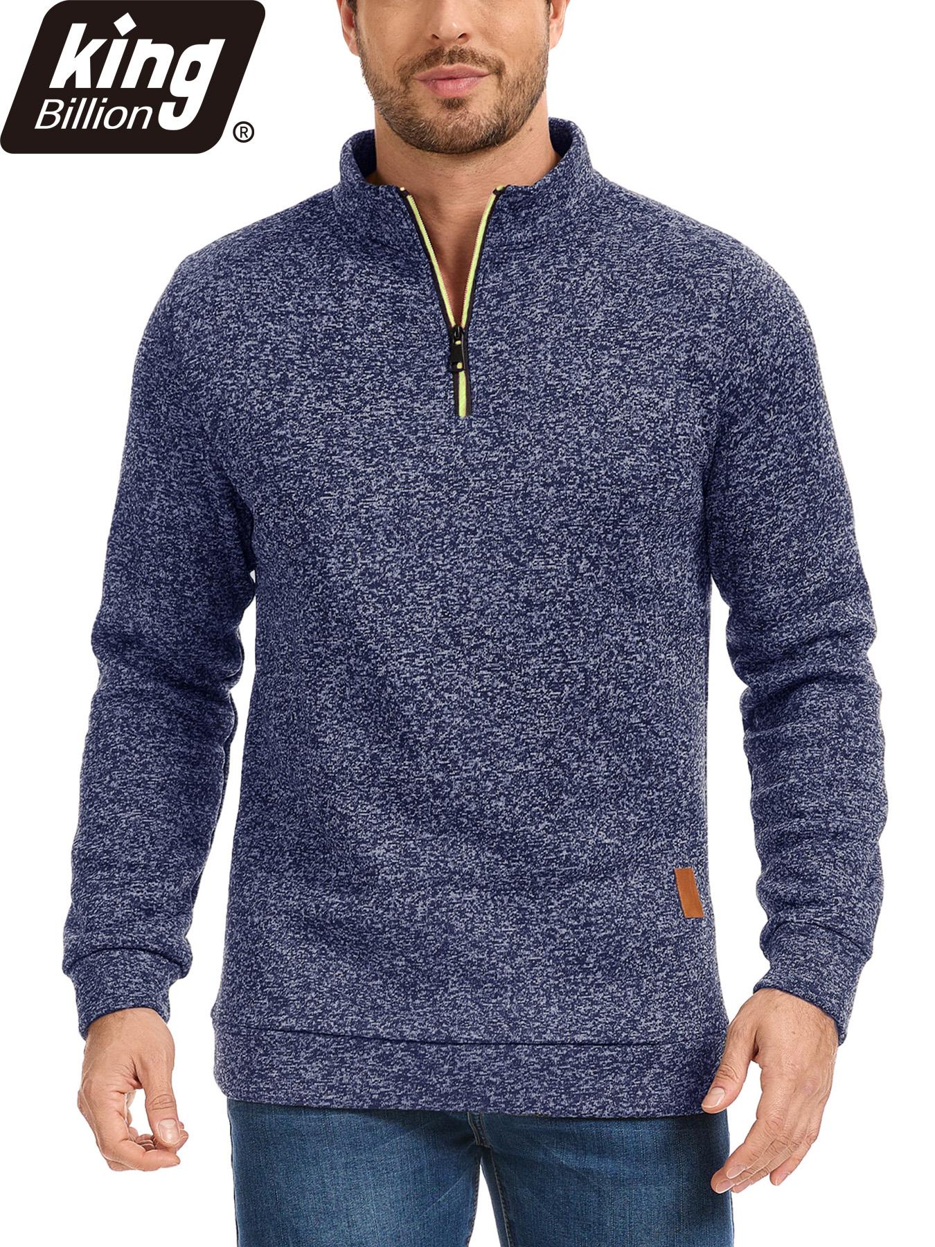 Мужской флисовый пуловер King Billion с воротником-стойкой на молнии до середины груди, осенне-весенний свитер, идеально подходящий для повседневной носки, городских прогулок и легких видов активного отдыха XXL тёмно-синий
Мужской флисовый пуловер King Billion с воротником-стойкой на молнии до середины груди, осенне-весенний свитер, идеально подходящий для повседневной носки, городских прогулок и легких видов активного отдыха XXL тёмно-синий