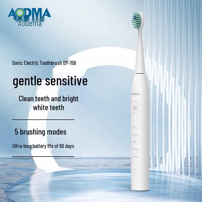 AODMA Sonic Electric Toothbrush CN plug (adapter included)
AODMA Sonic Electric Toothbrush CN plug (adapter included)