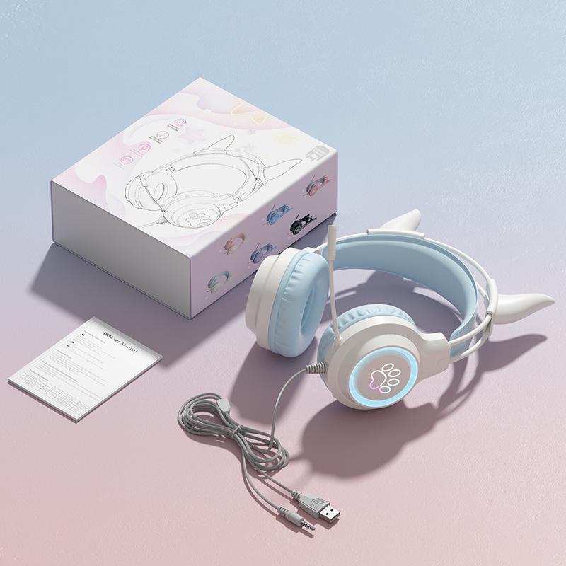 Cat Ear E-sports Wired Gaming Headset for Students
Cat Ear E-sports Wired Gaming Headset for Students