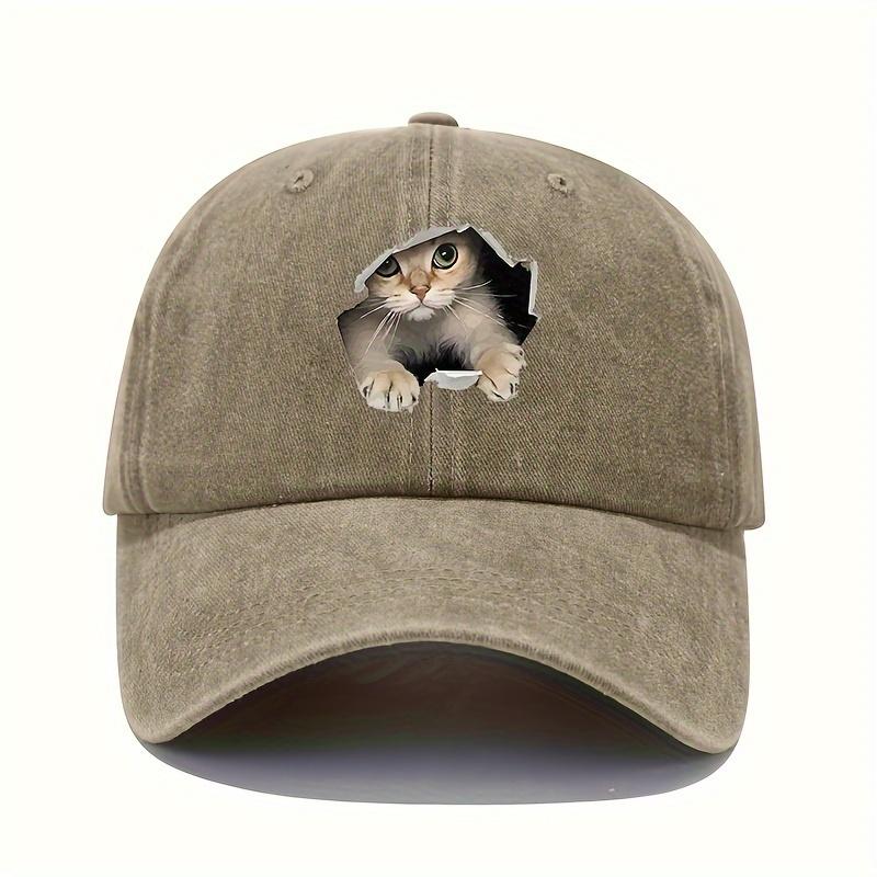 Cat Pattern Design for Four Seasons Leisure and Sports Sunshade Hat Fun Baseball Hat for Men and Women Outdoor Travel Adjustable хаки
Cat Pattern Design for Four Seasons Leisure and Sports Sunshade Hat Fun Baseball Hat for Men and Women Outdoor Travel Adjustable хаки