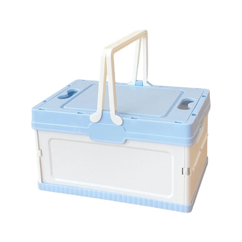 Waterproof Folding Container with Lid for Camping Home Use Outdoor Gear Storage Organiser for Small Spaces S синій
Waterproof Folding Container with Lid for Camping Home Use Outdoor Gear Storage Organiser for Small Spaces S синій