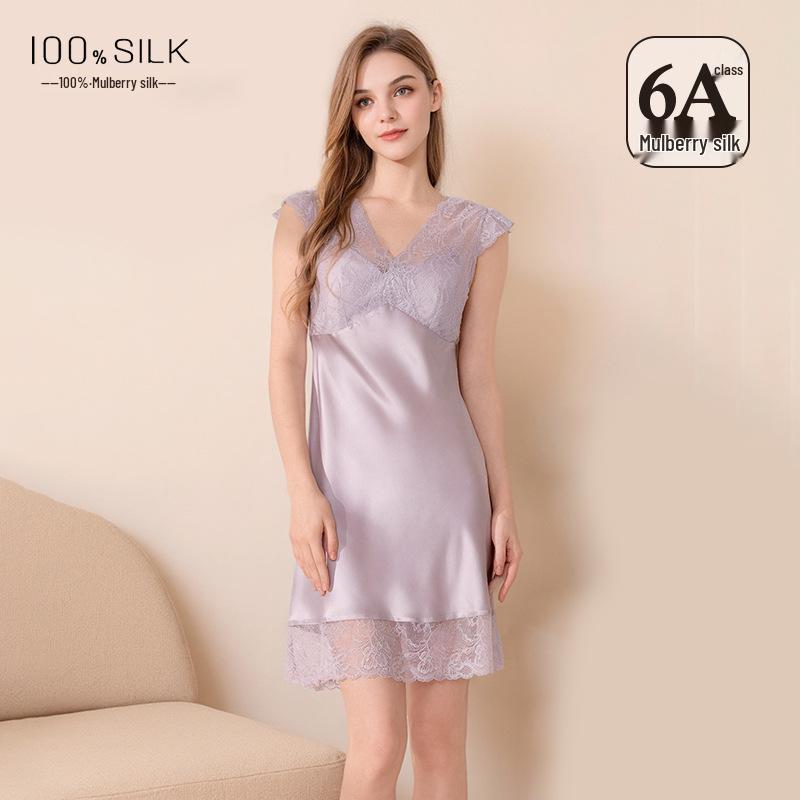 2026 Women s Silk Nightgown with Bra Pads - Luxurious Mulberry Silk, Anti-Nipple, Sexy Loungewear Skirt XL (57.5-65 kg)
2026 Women s Silk Nightgown with Bra Pads - Luxurious Mulberry Silk, Anti-Nipple, Sexy Loungewear Skirt XL (57.5-65 kg)