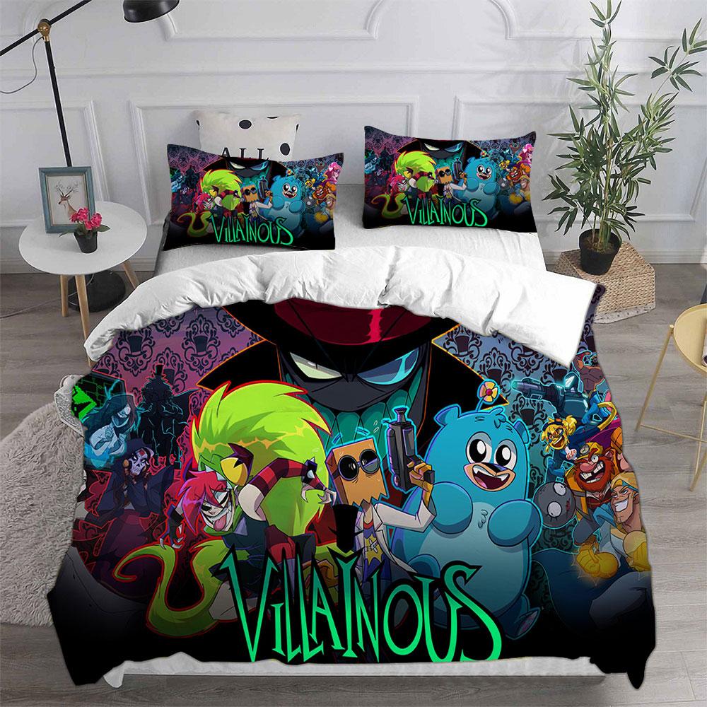 Comforter New Game Villainous Bedding Sets Quilt Bed Comforter Pillow Case 2-3 Pieces Sets Kids Adult Bedroom Decoration Comforter (quilt)-EU Single(135*200cm)3pcs
Comforter New Game Villainous Bedding Sets Quilt Bed Comforter Pillow Case 2-3 Pieces Sets Kids Adult Bedroom Decoration Comforter (quilt)-EU Single(135*200cm)3pcs