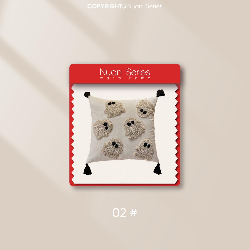 1PC Nuan Series Halloween Cartoon Pattern Pillowcase with Polyester Cotton Embroidered Cushion Cover for Sofa Living Room Bedroom Home Decor W45cm x L45cm
1PC Nuan Series Halloween Cartoon Pattern Pillowcase with Polyester Cotton Embroidered Cushion Cover for Sofa Living Room Bedroom Home Decor W45cm x L45cm