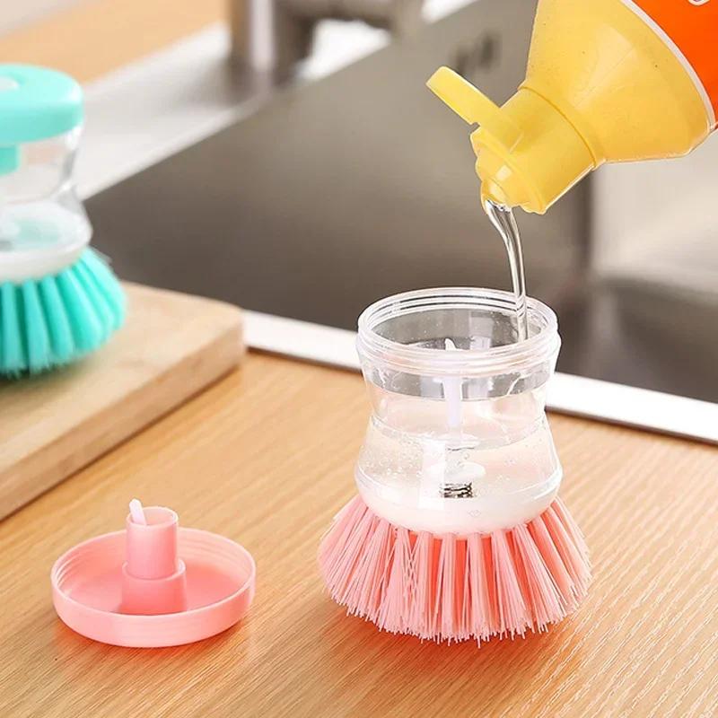 1pc Kitchen Wash Pot Dish Brush Washing Utensils with Washing Up Liquid Soap Dispenser Household Kitchen Cleaning Accessories S
1pc Kitchen Wash Pot Dish Brush Washing Utensils with Washing Up Liquid Soap Dispenser Household Kitchen Cleaning Accessories S