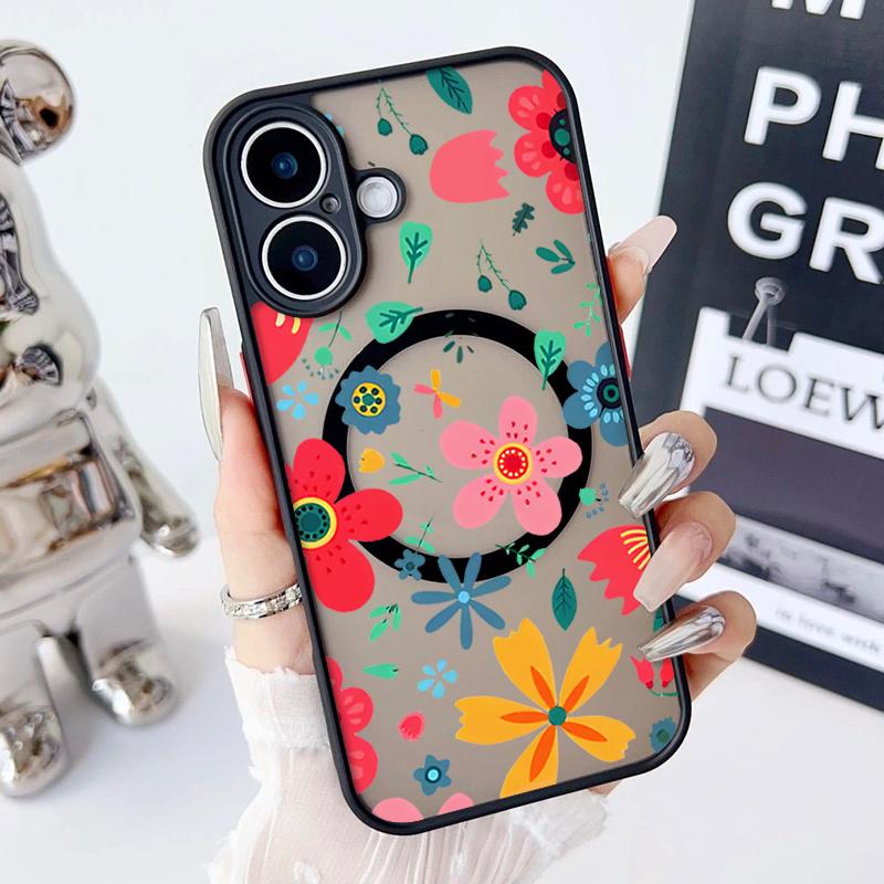Peach Blossom Pattern Magnetic Phone Case for iPhone 16 Pro 15 14 Plus 13 12 Pro Max 11 Shockproof Clear Soft Edges Acrylic Hard Lens Protection Cover iPhone 16 чорний
Peach Blossom Pattern Magnetic Phone Case for iPhone 16 Pro 15 14 Plus 13 12 Pro Max 11 Shockproof Clear Soft Edges Acrylic Hard Lens Protection Cover iPhone 16 чорний