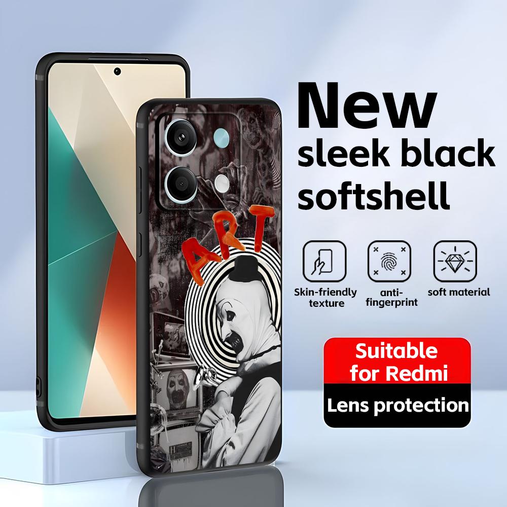 Art the Clown Phone Case For Redmi Note 14 13 12 11 Pro Plus S 5G 14C A3 Soft Black Phone Cover Redmi Note 11 Pro+ 5G
Art the Clown Phone Case For Redmi Note 14 13 12 11 Pro Plus S 5G 14C A3 Soft Black Phone Cover Redmi Note 11 Pro+ 5G