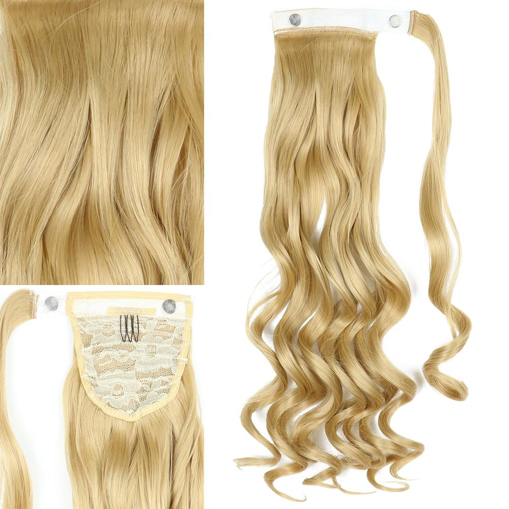 LISI HAIR Синтетические 22-дюймовые длинные волнистые заколки в хвосте для наращивания волос Блондинка, черный натуральный кусок волос 55 CM
LISI HAIR Синтетические 22-дюймовые длинные волнистые заколки в хвосте для наращивания волос Блондинка, черный натуральный кусок волос 55 CM