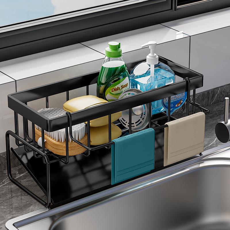 Kitchen Sink Organizer: Dishcloth Holder & Dishwashing Supplies Rack Multi-functional Kitchen Sink Organizer
Kitchen Sink Organizer: Dishcloth Holder & Dishwashing Supplies Rack Multi-functional Kitchen Sink Organizer